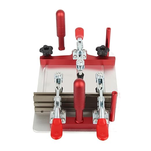 Coping Sled, High Security 144 5 Mm Maximum Clamping Width Aluminum Alloy 0 48 Mm Clamping Range Clean Cutting Milling Table Coping Sled for Carpentry-StrideForce Fitness