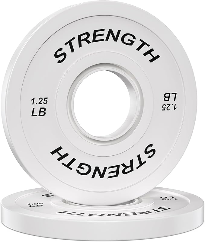 Olympic Rubber Bumper Weight Set - 2 Inch Barbell Plates for Home Gym Strength Training-StrideForce Fitness