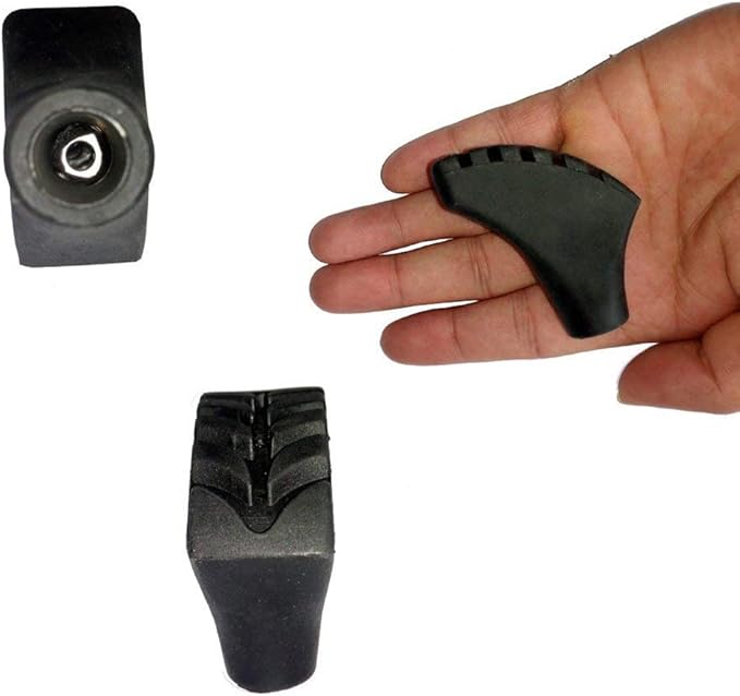 Replacement Rubber Tips Set for Trekking Pole Walking Hiking Sticks Tips Protectors-StrideForce Fitness