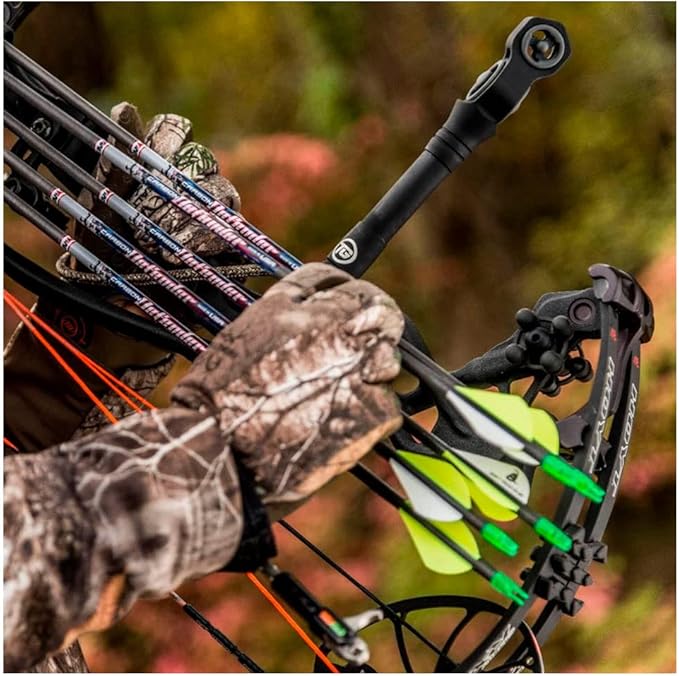 TRUGLO Cadence Vibration-Dampening Noise Reducing Lightweight 8" Hunting Archery Bow Stabilizer for Improved Bow Balance & Stability-StrideForce Fitness