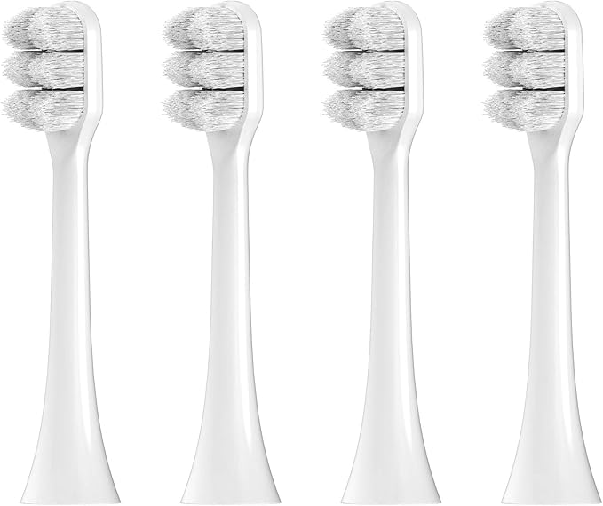 Ultra Soft Replacement Toothbrush Brush Heads Compatible for Sonicare Electric for Sensitive Teeth Gums Care(4 Pcs)