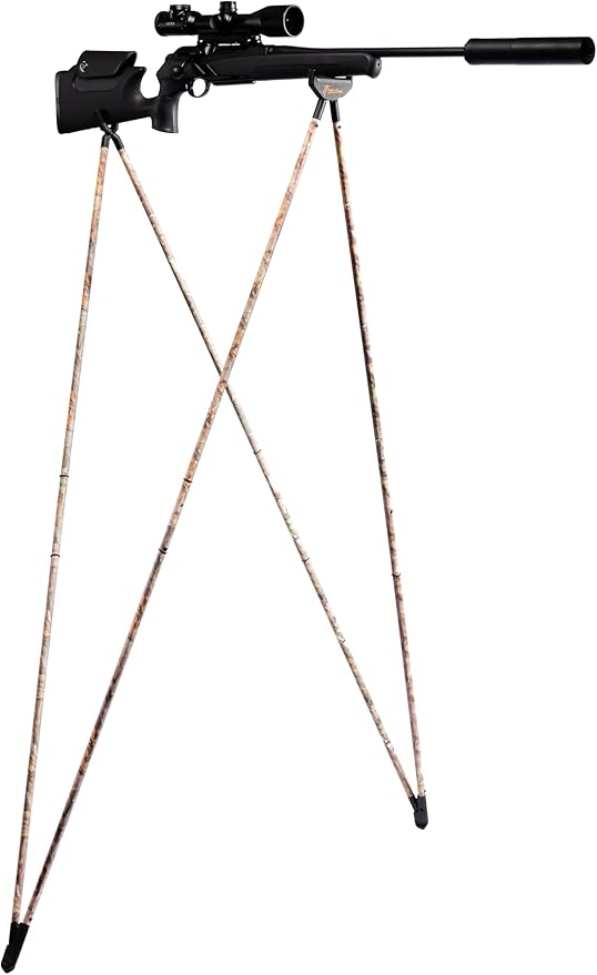 4 Stable Sticks® Essential 4 Points Bipod Shooting Sticks - Lightweight Aluminium, Extrem Stability for Hunting and Shooting, Foldable and transportable-StrideForce Fitness