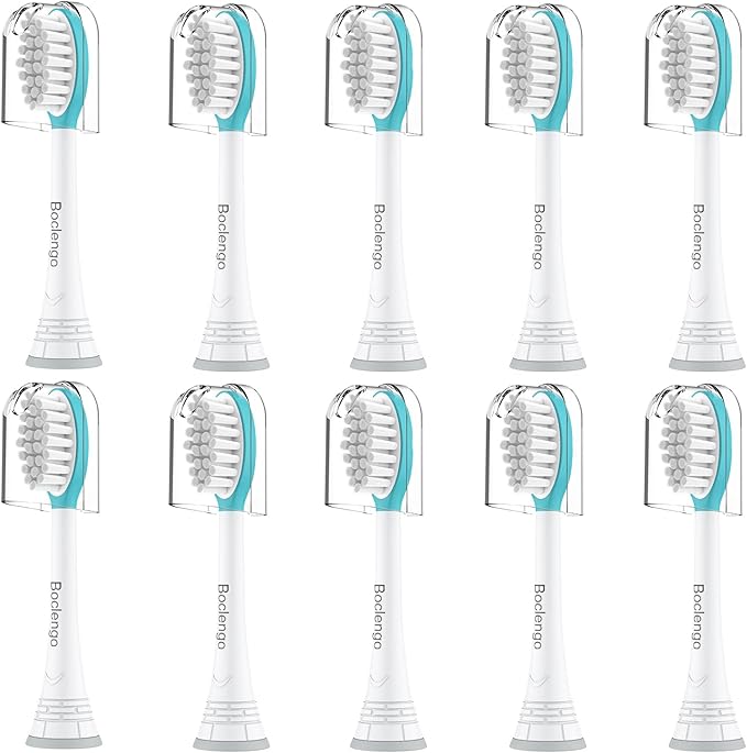 Kids Replacement Heads for Philips Sonicare Kids Toothbrush Heads,for Phillips Sonicare HX6042/94, HX6340,HX6321,HX6320/30,Standard Child Brush Head for Philips Sonic Care,7-12,10 Pcs