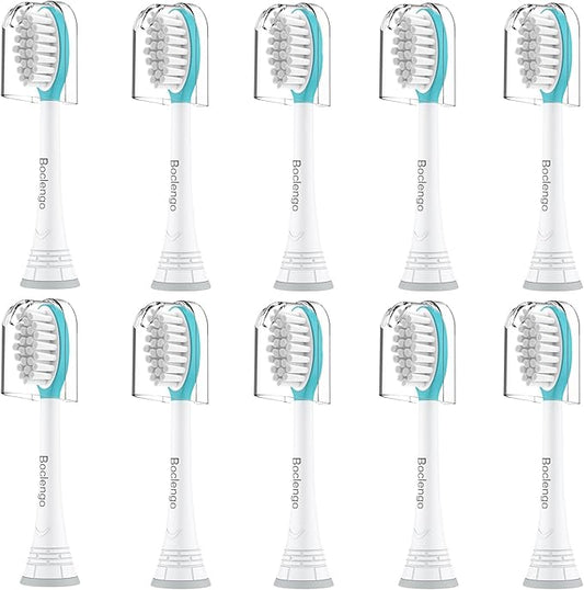 Kids Replacement Heads for Philips Sonicare Kids Toothbrush Heads,for Phillips Sonicare HX6042/94, HX6340,HX6321,HX6320/30,Standard Child Brush Head for Philips Sonic Care,7-12,10 Pcs
