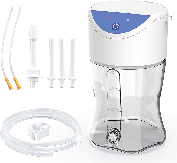 Electric Enema Bottle Set, TopQuaFocus Colon Cleanse Enema Kit for Women and Men, Feminine Care Douches with 3.96ft Silicone Hose, Automatic Organic Home Coffee Colonic Cleansing Enemas-BPA Free-StrideForce Fitness