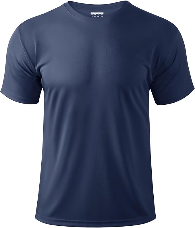 Boladeci Men's Swim Shirt Short Sleeve UPF 50+ Sun Protection SPF UV Moisture Wicking Lightweight Quick Dry Rash Guard-StrideForce Fitness