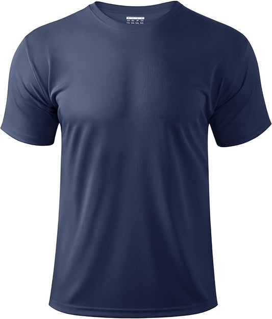 Boladeci Men's Swim Shirt Short Sleeve UPF 50+ Sun Protection SPF UV Moisture Wicking Lightweight Quick Dry Rash Guard-StrideForce Fitness