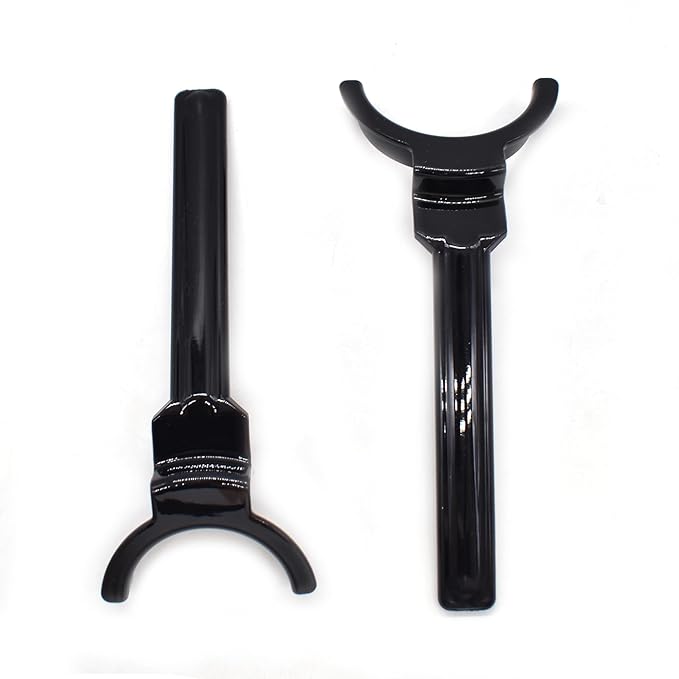 Angzhili 8 Pcs Dental Lip Retractor,Dental Photography Retractors,Black Orthodontic Lip Retractor (Large)