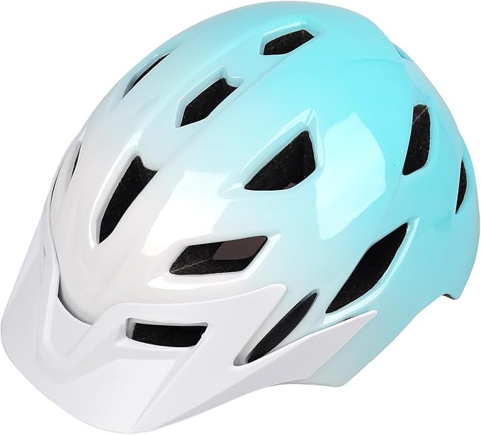 Kids Bike Helmet,Bavilk Kids Boys Girls Bike Helmets with LED Light Detachable Visor Children Youth Teen Multi-Sport for Skating Cycling Scooter Skateboard Adjustable & Lightweight 19.7"-22.4"-StrideForce Fitness