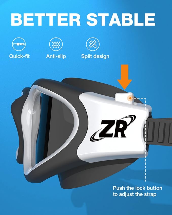 ZIONOR G1 Polarized Swimming Goggles for Unisex Adult Women Anti Fog 100% Anti UV Diving Goggles-StrideForce Fitness