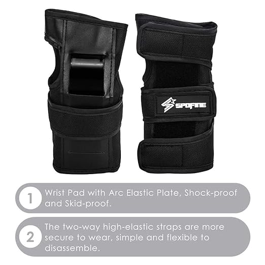 Kids Bike Helmet, Toddler Helmet for Youth Adult, Knee Pad Elbow Pad Wrist Guard Protective Gear Set for Skateboard, Bike, Skating, Cycling-StrideForce Fitness