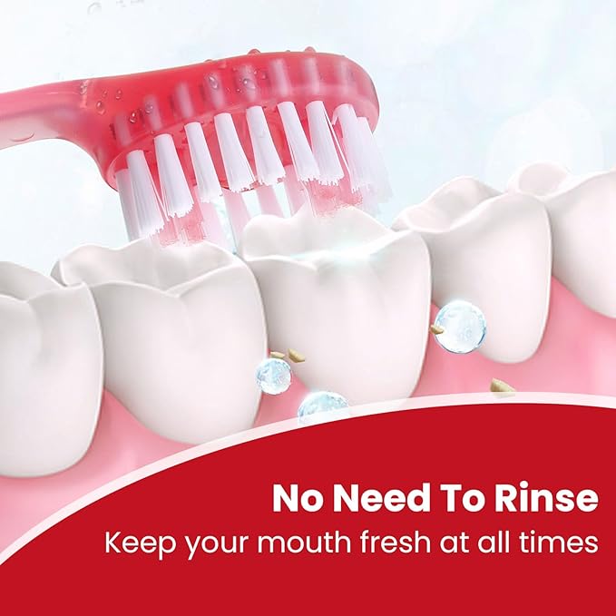 20Pack Mini Disposable Toothbrushes Set 5-in-1 Portable Pre-Pasted Travel Toothbrush with Toothpaste + Tongue Scraper + Floss + Pick Individually Wrapped Small Prepasted Toothbrush for Kids Adults