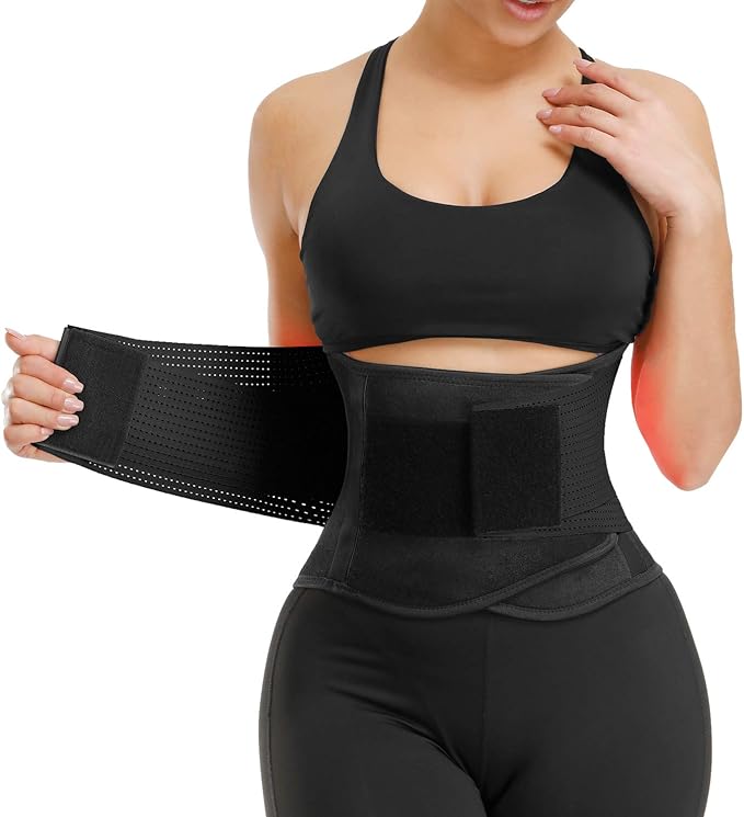VENUZOR Waist Trainer Belt for Women - Waist Cincher Trimmer - Slimming Body Shaper Belt - Sport Girdle Belt (UP Graded)-StrideForce Fitness