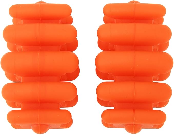 FOSA Archery Bow Limbs Stabilizer, Silicone, Universal Vibration Dampener, for (Orange)-StrideForce Fitness