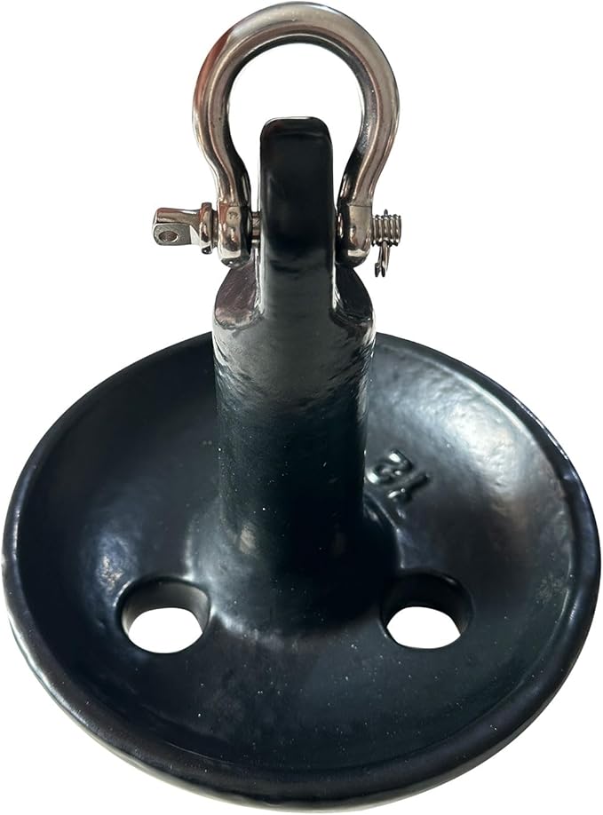 XIALUO Marine Mushroom Anchor Kit 12 lb Black PE Coated Kayak Anchor Accessories with 50 ft Rope for Fishing Kayaks, Canoe, Jet Ski, SUP Paddle Board and Small Boats-StrideForce Fitness