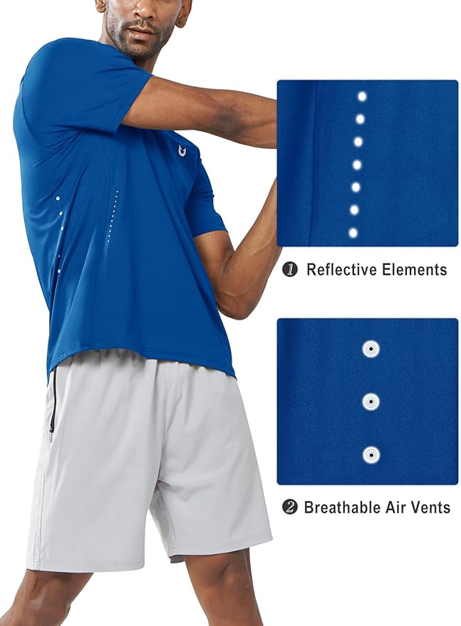 NORTHYARD Mens Athletic Shirts Short Sleeve Gym Workout Running Training Sports Performance T Shirt Basic Tee for Men-StrideForce Fitness