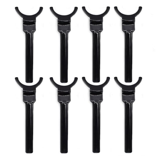 Angzhili 8 Pcs Dental Lip Retractor,Dental Photography Retractors,Black Orthodontic Lip Retractor (Small)