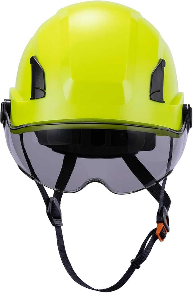 Land Helmets EcoPro Safety Helmet - ANSI/ISEA Z89.1-201 Type 1 Class C Vented - OSHA Approved - Lightweight Helmet with 6 Pt Suspension for Arborist, Industrial & Fall Protection-StrideForce Fitness