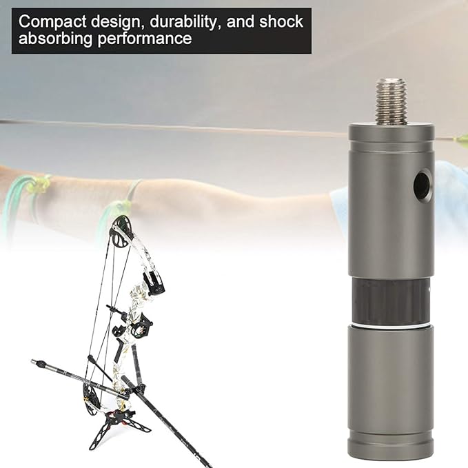 3in Bow Stabilizer Balance Bar Extension Pole Rod, 3K Carbon Fiber Archery Balance Rod Shock Absorb Recurve Bow Stabilizer-StrideForce Fitness