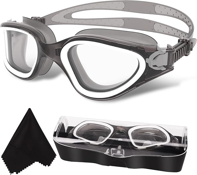 WIN.MAX Polarized Swimming Goggles Swim Pool Goggles Anti Fog Anti UV No Leakage Clear Vision for Men Women Adults Teenagers-StrideForce Fitness
