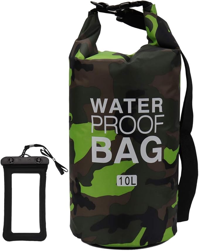 Waterproof Dry Bag 2L/5L/10L/15L/20L/30L, Roll Top Sack Keeps Gear Dry for Kayaking, Rafting, Boating, Swimming, Camping, Hiking, Beach, Fishing with Free Waterproof Phone Case-StrideForce Fitness