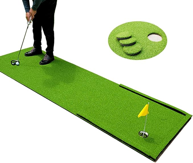 Putting Green Outdoor for Golf Practice Putting Matt for Indoors-StrideForce Fitness