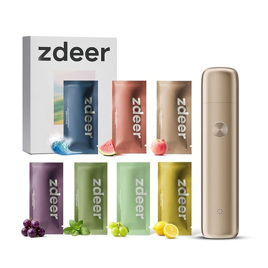 Electric Oral Spray - Probiotic Mouth Spray Fresh Breath, Alcohol Free Breath Spray for Bad Breath, Rechargeable, Travel Size, Various Flavors With 7 Flavors Cartridges