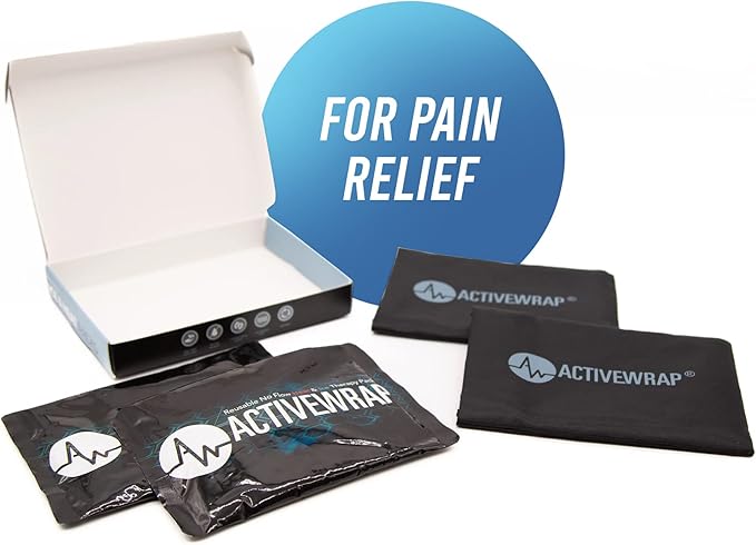 Activewrap Reusable Ice Packs for Injuries - Hot and Cold Gel Compress for Injury Recovery and Pain Relief, Soft, Flexible, Leakproof Pad for Back, Knee, Hip, & Shoulder - Small (4.5X 6.5 inches)-StrideForce Fitness