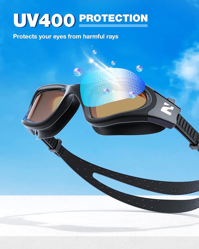 ZIONOR Swim Goggles, G1 SE Swimming Goggles Anti-fog for Adult Men Women-StrideForce Fitness