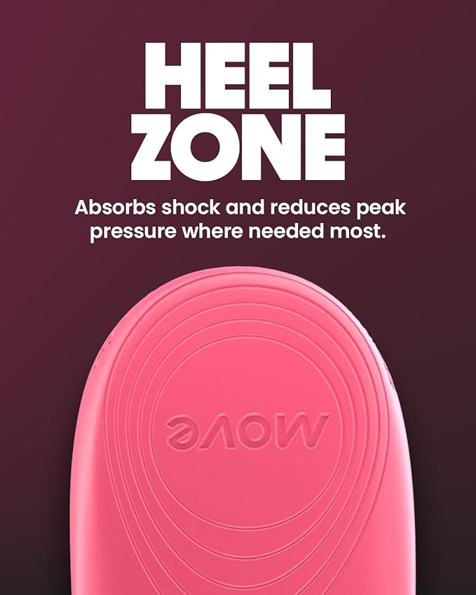 MOVE Baseline - All-Purpose Insoles - Sock Liner - Ultra Thin Shock Absorption - Maximum Freedom of Movement and Energy Return for Cleats, Shoes, Running, Basketball, Baseball (M12-12.5/WM13.5-14)-StrideForce Fitness