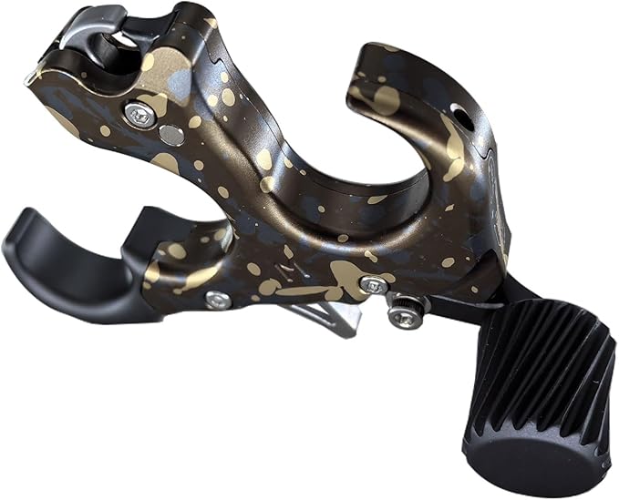 Compound Bow Aid Releaser with Wrist Straps and Adjustment Tool,Archery Release Aids with 3 Thumb Release Adjustable,Aluminum Alloy Aids.for Left and Right Handers.-StrideForce Fitness