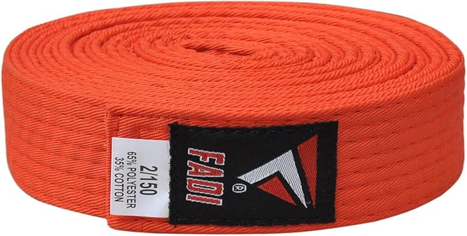 Martial Arts Belt for Karate, Judo, Aikido and Taekwondo - Durable Cotton-Polyester Blend for Adults and Kids-StrideForce Fitness