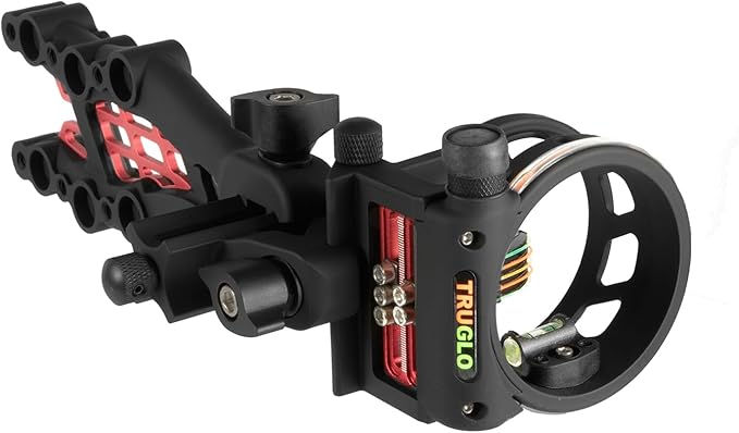 TRUGLO Carbon Hybrid Ultra Lightweight Micro-Adjustable 5-Pin Hunting Bow Sight-StrideForce Fitness