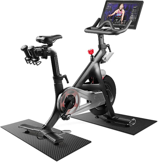 Bike Mat Exercise Bike Mat 12" × 25" (2 (2 mats))