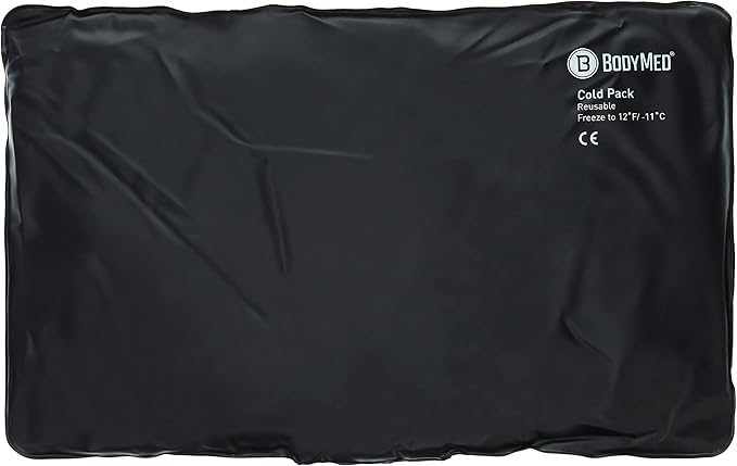 BodyMed Heavy Duty Reusable Urethane Ice Pack for Knee, Arm, Elbow, Shoulder, Back - Professional Grade Cold Therapy for Injuries, Aches, Swelling, Bruises, Sprains - 21 in. x 13 in. (Oversize)-StrideForce Fitness