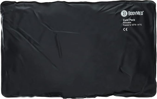 BodyMed Heavy Duty Reusable Urethane Ice Pack for Knee, Arm, Elbow, Shoulder, Back - Professional Grade Cold Therapy for Injuries, Aches, Swelling, Bruises, Sprains - 21 in. x 13 in. (Oversize)-StrideForce Fitness