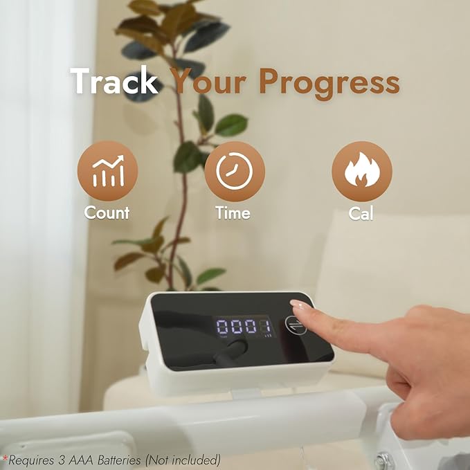 Stair Stepper with Adjustable Resistance - Stair Climber for Home Gym, Folding Cardio Machine with Extended Step Range, Adjustable Handlebar & Pedals, Tablet Holder by MACYO-StrideForce Fitness