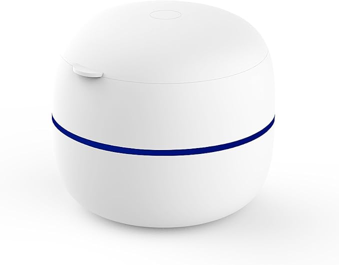 Ultrasonic Retainer Cleaner Machine with UV Lights for Invisalign, Aligner, Night Guard, Denture, Whitening Tray, Mouth Guard and Toothbrush Head - Dental Ultrasonic Cleaning Pod