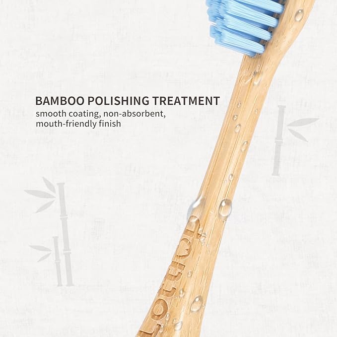 Bamboo Electric Toothbrush Heads, Plant-Based Soft Bristles Electric Toothbrush Replacement Heads, Compatible with Philips Sonicare (Mix and Match 3 Colors…)
