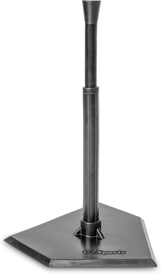 GoSports Baseball & Softball Batting Tees - Choose Jr. or Standard - Adjustable Rubber Hitting Tee-StrideForce Fitness