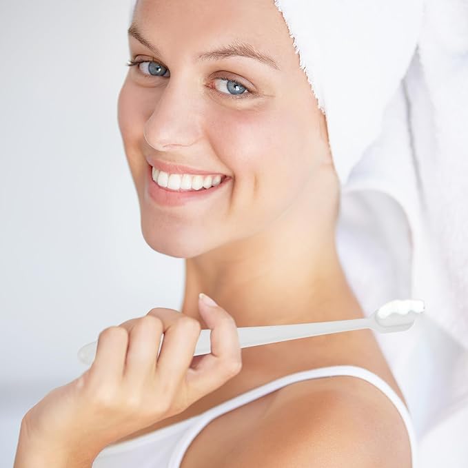 FUOYLOO 10Pcs Ultra Soft Toothbrushes for Women and Pregnant Adults Micro Nano Bristles for Gentle Gum Care Deep Cleaning Teeth and Tongue Residue Manual Toothbrush