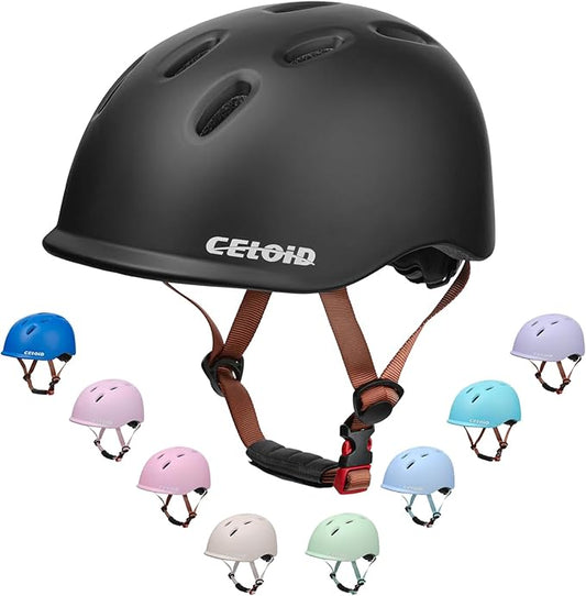Kids Bike Helmet,Toddler Cyling Helmets for Ages 5-8-9-10-12-14-16Years Youth Boys & Girls,Child Adjustable Multi-Sport Bicycle Skateboard Roller Skate Scooter Balance Skateboarding Helmet-StrideForce Fitness