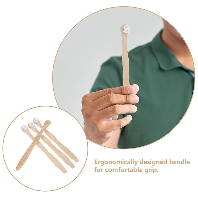 Tongue Scraper Brush for Thorough Mouth Cleaning Removes Bad Breath (White)