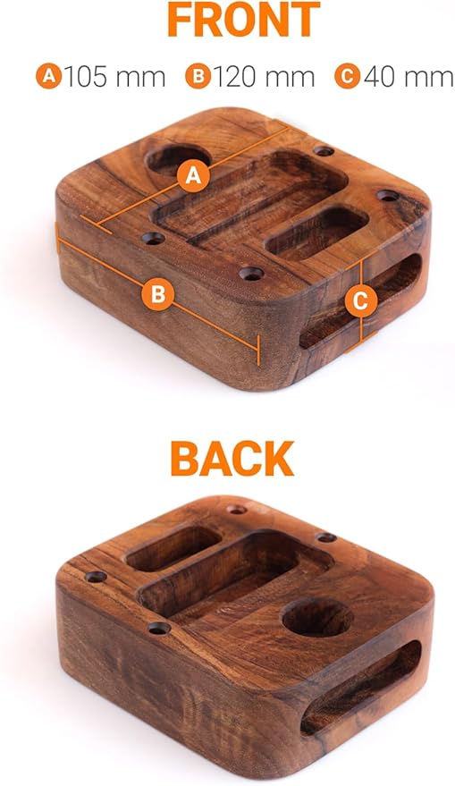 Portable Hangboard for Rock Climbing Holds,Fingerboard Trainer for Hand Grip Strengthener,Pinch Block Grip,Home Gym Fitness Workout Equipment -Hard Wood