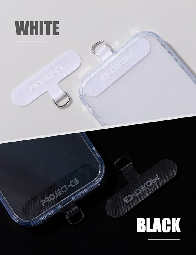 project-cb Phone Wrist Strap 1,Tether Tab 2,Phone Wristlet,Lanyard Wrist Strap,Key Holder,KeyChain,KeyRing×2(Blackshadow)-StrideForce Fitness