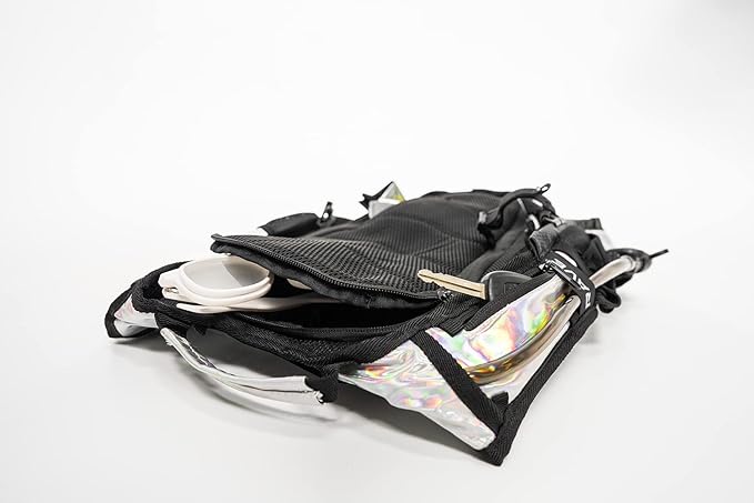 RAVERUNNER® Anti-Theft Hydration Backpack | Festival Approved Rave Backpack for Concert Goers, Leak-Free Festival Water Backpack for EDC, Rave Hydration Pack-StrideForce Fitness