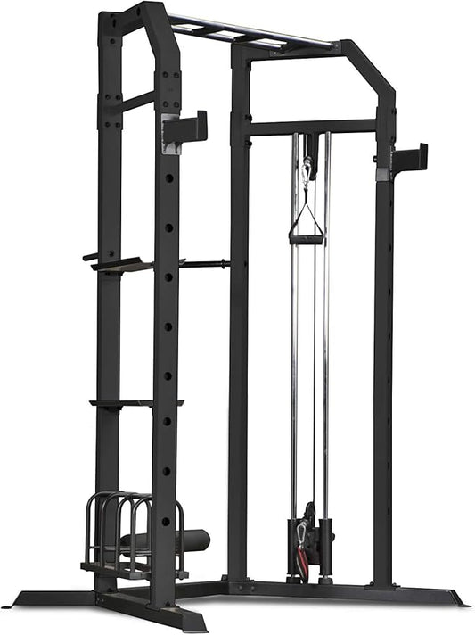 Marcy Strength Training Home Gym Cage with Pulley System for Weightlifting, Bodybuilding, Full Body Workout Equipment for Home Exercise-StrideForce Fitness