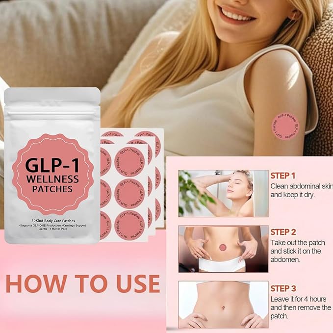 GLP-1 Patches, Wellness Care Patches - 30 Count-StrideForce Fitness