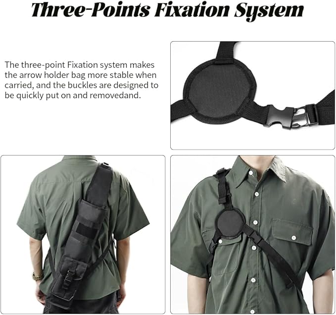 PSKOOK Archery Lightweight Back Arrow Quiver-StrideForce Fitness