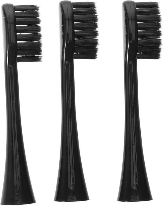 3pcs Electric Toothbrush Replacement Heads Soft Nylon Bristles Compatible for Adults and Reusable Toothbrush Brush Heads for Daily Oral Care